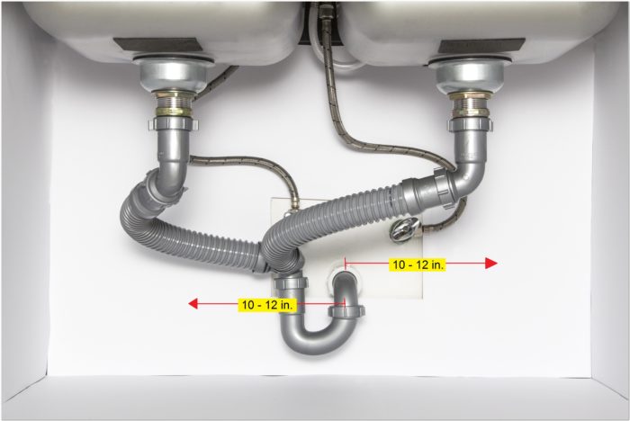 flexible j tube for bathroom sink drain