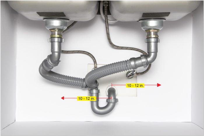 flexible drain hose for bathroom sink