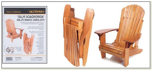Adirondack Folding Chair Plans 
