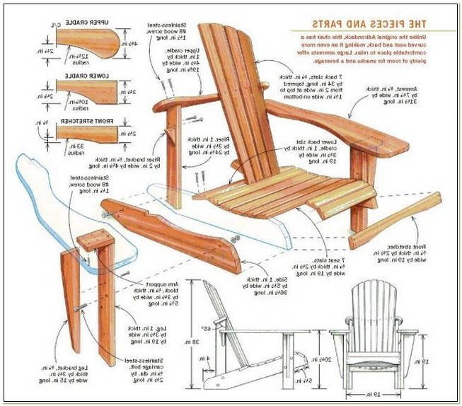 Plans adirondack glider chair