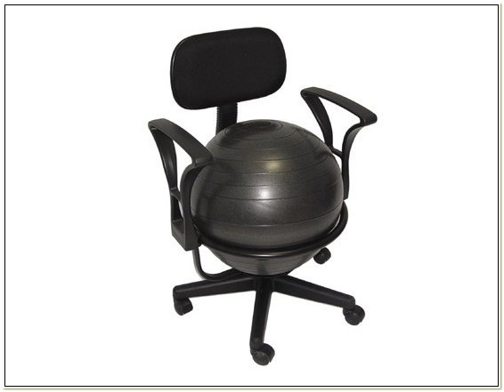 Aeromat Deluxe Ergonomic Ball Office Chair 