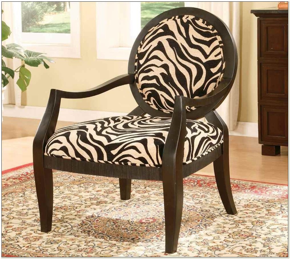Brown Zebra Print Accent Chair - Chairs : Home Decorating Ideas #Lx6L0OE60B