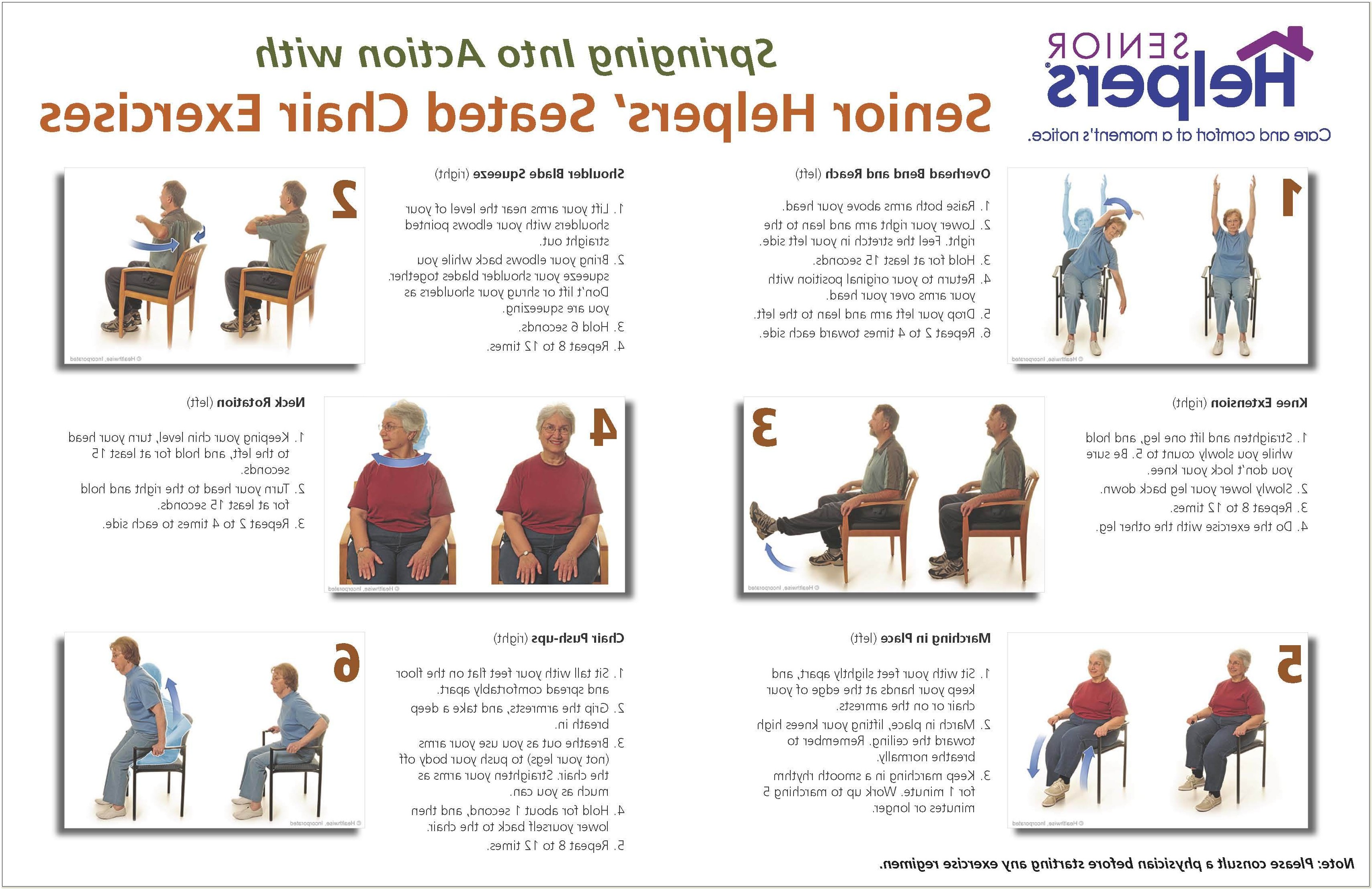 Exercises For Seniors In Chairs - Chairs : Home Decorating Ideas # ...