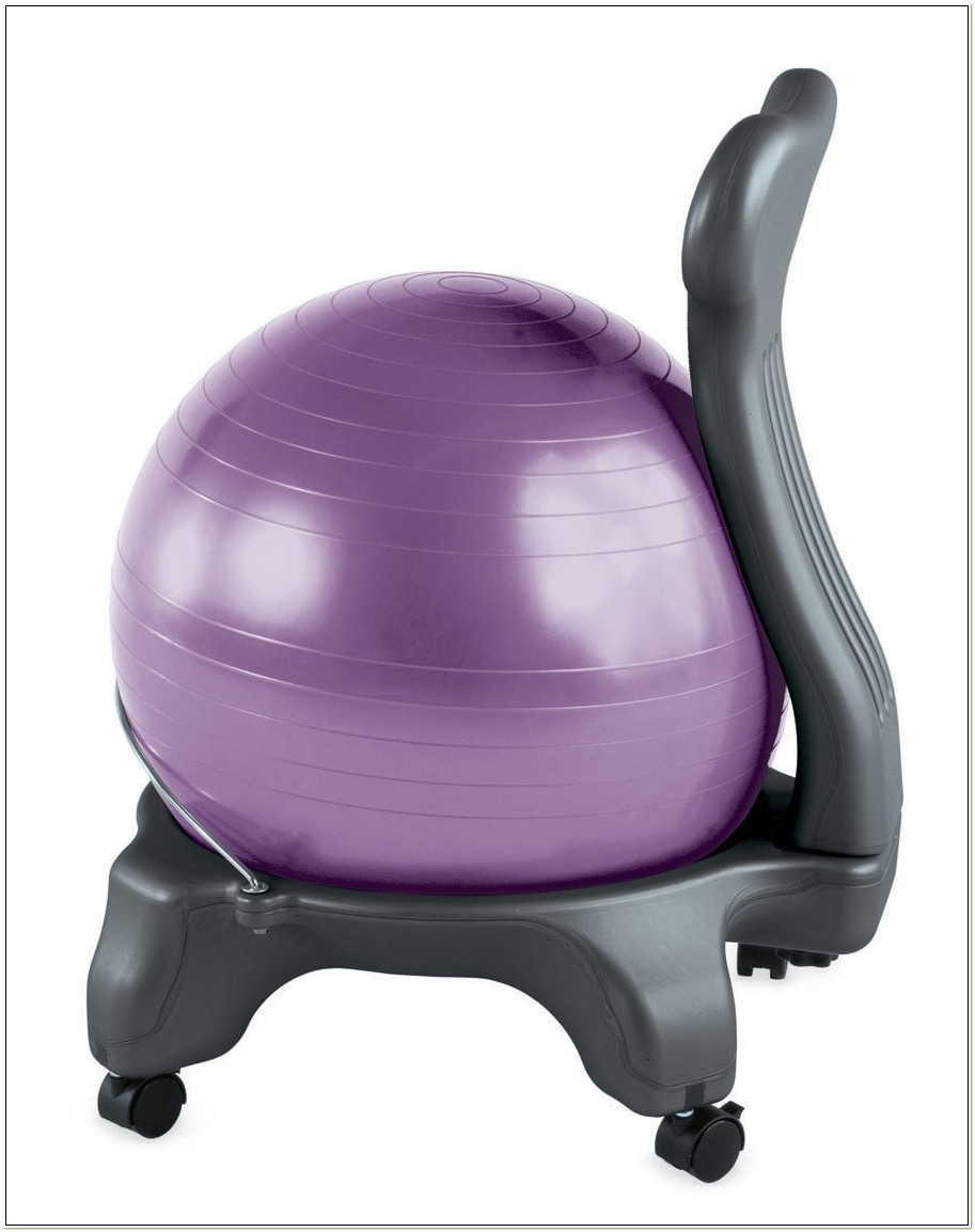 Gaiam Ergonomic Balance Ball Chair Amazon 