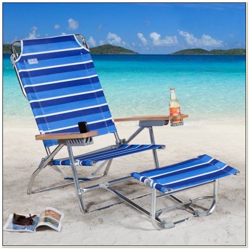 Modern Rio Beach Chair With Footrest for Living room